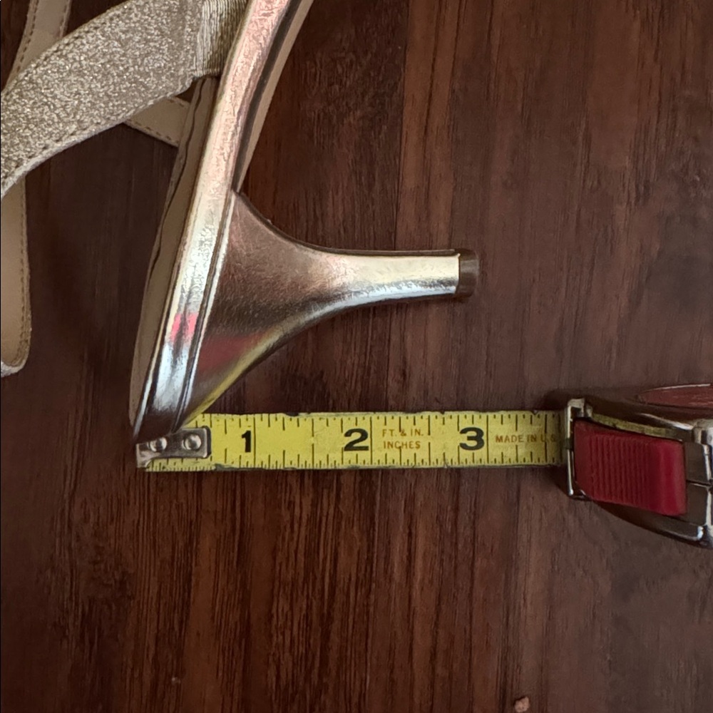 Gold silver heels - Picture 5 of 5